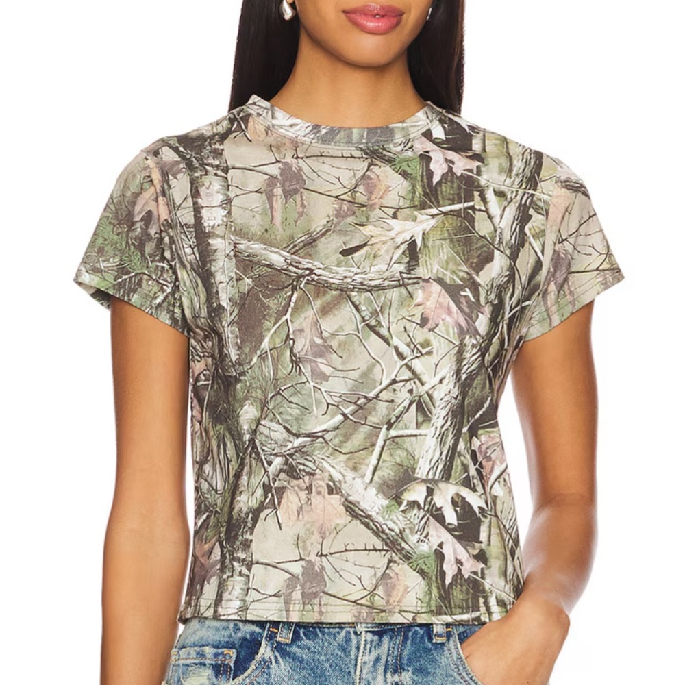 GUIZO Camouflage Baby Tee